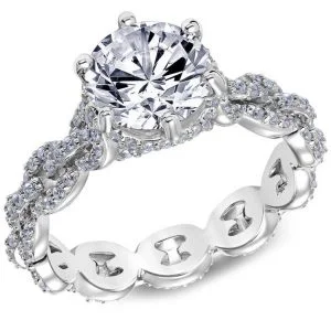 White Gold Scott Kay Diamond Engagement Ring