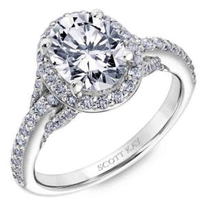 White Gold Scott Kay Diamond Engagement Ring