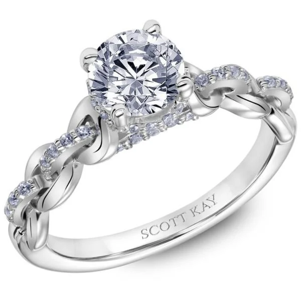 White Gold Scott Kay Diamond Engagement Ring