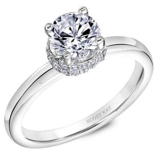White Gold Scott Kay Diamond Engagement Ring