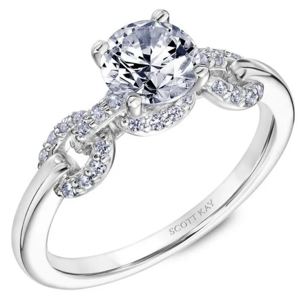 White Gold Scott Kay Diamond Engagement Ring