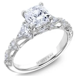 White Gold Scott Kay Diamond Engagement Ring