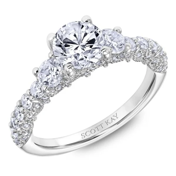 White Gold Scott Kay Diamond Engagement Ring