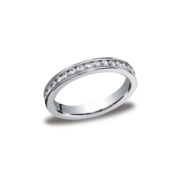 Diamonds White Gold 3mm Diamond Band