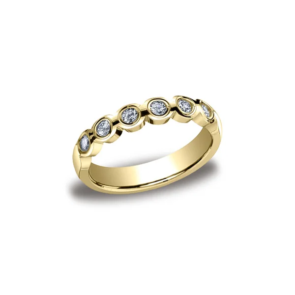 Diamonds Yellow Gold 4mm Diamond Band
