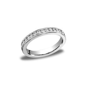 Diamonds White Gold 3mm Diamond Band