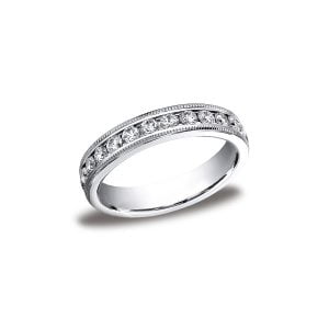 Diamonds White Gold 4mm Diamond Band