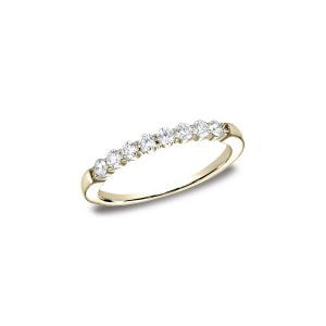 Diamonds Yellow Gold 2.5mm Diamond Band