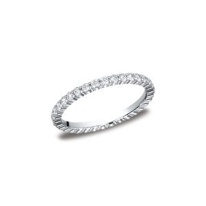 Diamonds White Gold 2mm Diamond Band
