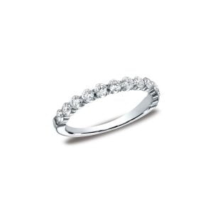 Diamonds White Gold 3mm Diamond Band