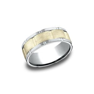 Designs White Gold 8mm Band