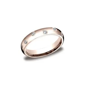 Diamonds Rose Gold 4mm Diamond Band