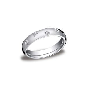 Diamonds White Gold 4mm Diamond Band