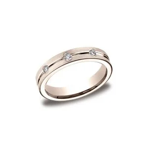 Diamonds Rose Gold 4mm Diamond Band