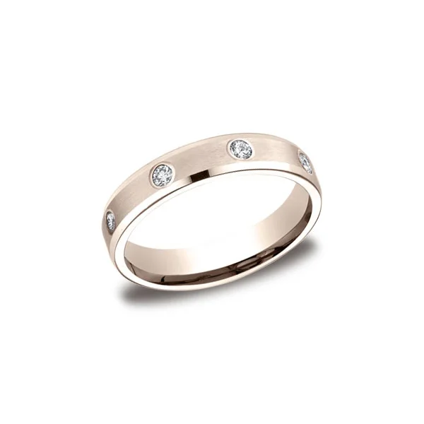 Diamonds Rose Gold 4mm Diamond Band
