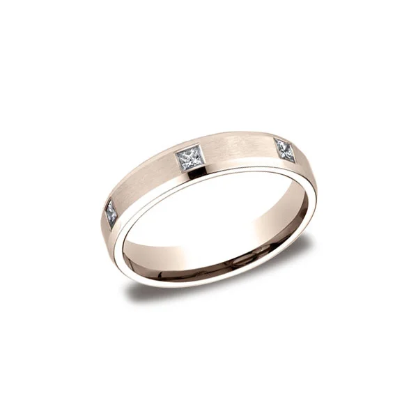 Diamonds Rose Gold 4mm Diamond Band