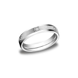 Diamonds White Gold 4mm Diamond Band