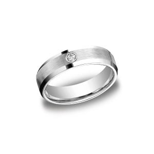 Diamonds White Gold 6mm Diamond Band