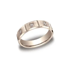 Diamonds Rose Gold 6mm Diamond Band