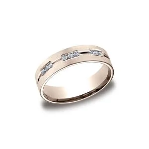 Diamonds Rose Gold 6mm Diamond Band