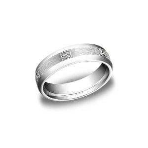Diamonds White Gold 6mm Diamond Band