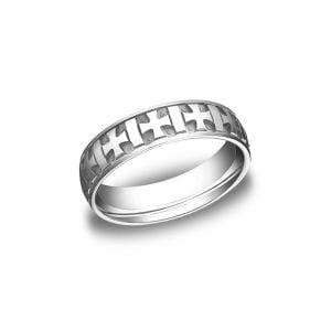 Designs White Gold 6mm Band