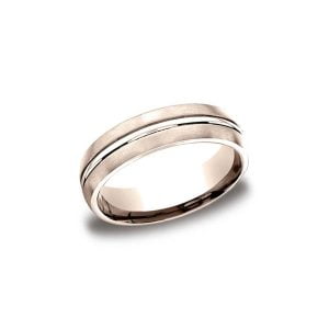 Designs Rose Gold 6mm Band