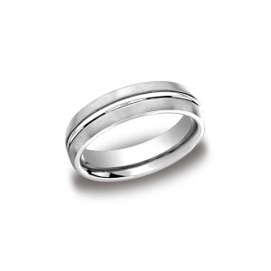 Designs White Gold 6mm Band