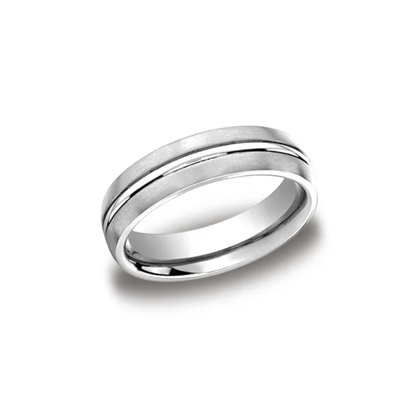 Designs White Gold 6mm Band