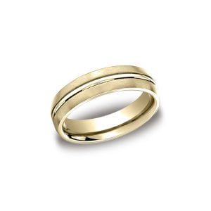 Designs Yellow Gold 6mm Band
