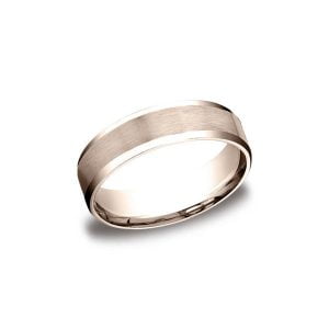 Designs Rose Gold 6mm Band