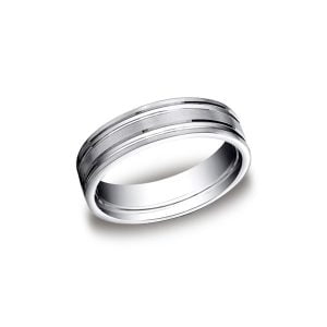 Designs White Gold 6mm Band
