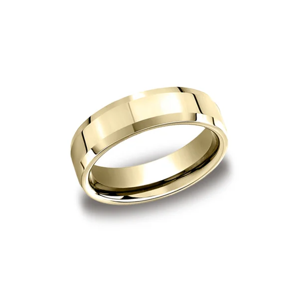 Designs Yellow Gold 6mm Band