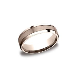 Designs Rose Gold 6mm Band
