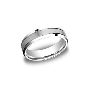 Designs White Gold 6mm Band