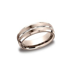 Designs Rose Gold 6mm Band