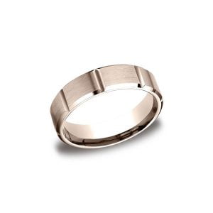 Designs Rose Gold 6mm Band