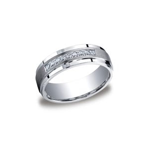 Diamonds White Gold 7mm Diamond Band