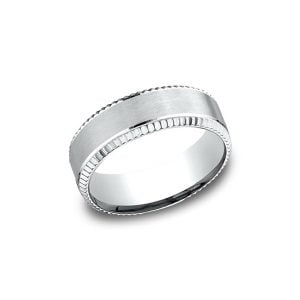 Designs White Gold 7.5mm Band