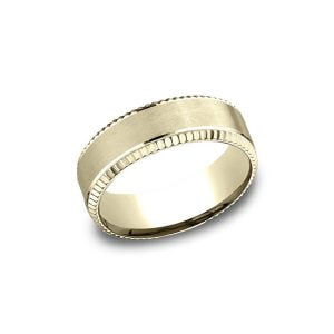 Designs Yellow Gold 7.5mm Band