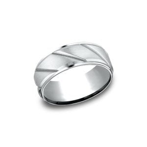 Designs White Gold 8mm Band