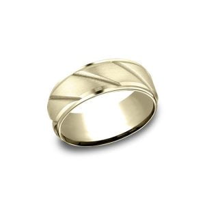 Designs Yellow Gold 8mm Band