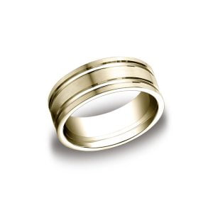 Designs Yellow Gold 8mm Band