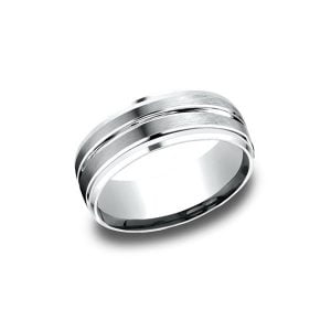 Designs White Gold 8mm Band