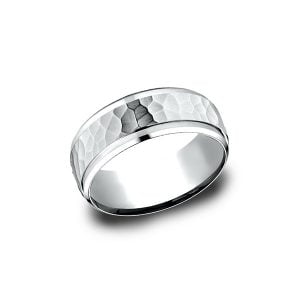 Designs White Gold 8mm Band