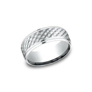 Designs White Gold 8mm Band