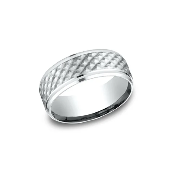 Designs White Gold 8mm Band