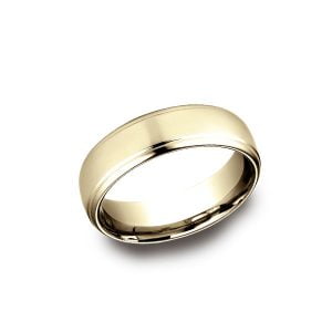 Designs Yellow Gold 6.5mm Band