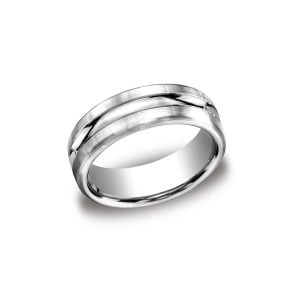 Designs White Gold 7.5mm Band