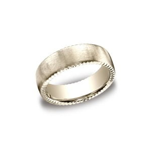 Designs Yellow Gold 7.5mm Band